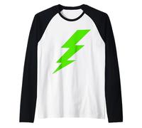 Perno de Rayo Verde Camiseta Manga Raglan