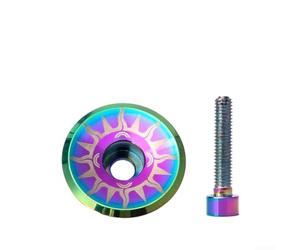 Perno de repuesto de aluminio para vástago de bicicleta 18 para bicicletas de tubo de dirección de 1 1/8, acabado liso de aceite y luz (B)