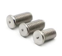 Perno De Soldadura Espárragos de soldadura M3 M4 M5 M6 M8 for por descarga condensador, tornillos y clavos acero inoxidable 304(30mm,M4 10pcs)