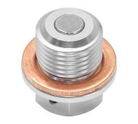Perno de tapón de drenaje de aceite magnético M14/14 mm for Suzuki AN250, AN400, AN650, Burgman, SkyWave, UH125, UH150, UH200, TU250, TS250(Silver)