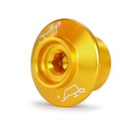 Perno De Tapón Llenado Aceite Para Motocicleta M20*1,5 Compatible Con GSX-R1000/R 17-19 GSX-R1300 HAYABUSA 99-17(ORO)