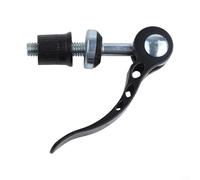 Perno de tija de sillín de liberación rápida para bicicleta M6 x 45 mm, pincho de aluminio para sujeción consistente y durabilidad de la palanca (m6 x 45 mm, plata)
