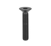 Perno De Titanio M6/M8 X 10/15/20/25/30/35/40/45/50/60/65Mm Tornillo De Cabeza Avellanada Plana Con Llave Allen, Negro, M6,30mm