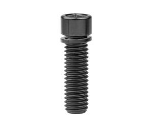 Perno De Titanio M7/M8X20 Tornillo Hexagonal De 25Mm Con Arandela, Negro, M7,25mm