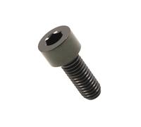 Perno de titanio, tornillos de actualización con casquillo hexagonal M6 de 10-60 mm de longitud for reemplazo de sujetadores de bicicleta,(Black,50MM_M6)