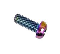 Perno de tornillo de aleación de titanio GR5 TC4, cabeza de hongo Torx M6 P1mm T30 for bicicleta, longitud de 6-35mm(Rainbow,M6x35mm)