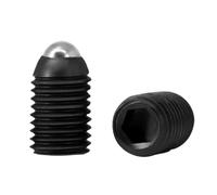 Perno de tornillo fijación punto comida émbolo bola resorte zócalo hexagonal acero inoxidable 12,9 grado negro 304(Black,M12x30)