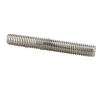 Perno de tornillo roscado de doble extremo, paso de tornillo M5 M6 perno de tornillo 16 mm 20 mm 30 mm 50 mm 100 mm 200 mm 500 mm tornillo roscado completo tornillo rosca métrica pernos de acero
