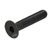 Perno de Vástago de Bicicleta M6x30 mm,Vástago de Bicicleta, Cubierta Superior de Auriculares de Bicicleta de Carretera con Pernos, Cubierta Superior de Auriculares de Bicicleta Tapas (Negro)