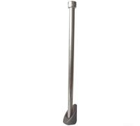 Perno de vástago de bicicleta M8 con núcleo colgante de 22 mm y 25 mm, tornillo de acero para horquilla de bicicleta de montaña, ajuste de precisión de 40 mm de longitud de rosca, accesorios plateados