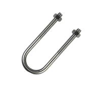Perno en forma de U de acero inoxidable M6 M8, tornillo en forma de U, abrazadera de tubo en forma de U, tubo de 12-219 mm, hebilla de fijación de abrazadera, pernos en U para fontanería, residencial(