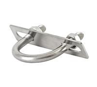 Perno en U Kit de pernos en U acero inoxidable plateado M6 M8 varios tamaños(M8x25x52mm 1set)