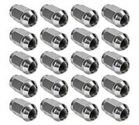 Perno Espárrago Ruedac Compatible con Jeep para Wrangler 1987-2018 para Liberty 2001-2013 Pernos De Rueda De Coche 20x 1/2-20RH 19mm Juego De Tuercas Rueda para Cubo para Perno