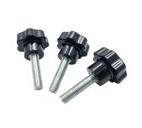 Perno mecánico de plástico con forma de estrella, M4/M5/M6/M8/M10/M12, apretado a mano, longitud del tornillo: 10-100 mm para maquinaria,equipo Industrial Equipment(5pcs M5X16X25)