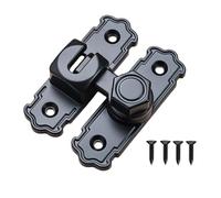 Perno oscilante deslizante multiuso, compacto, no se hace palanca, cierre rápido para puertas y armarios de almacenamiento, cerrojo seguro para puerta corredera