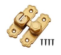 Perno oscilante deslizante multiuso, compacto, no se hace palanca, cierre rápido para puertas y armarios de almacenamiento, cerrojo seguro para puerta corredera