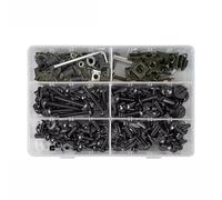 Perno Para Moto Para Daytona 955i 1999-2006 Para 675 2006-2016 253 Piezas Motocicleta Para M5 M6 Pernos Tornillos Arandelas Carenado Kit Pernos(Black)