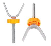 Perno para Puerta Presión de Bebé Tornillo Presión Varillas Rosca M10 Varilla de Husillo Presión Puerta de Perro 2 Piezas Naranja