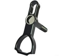 Perno plegable para mango de bicicleta en forma de escudo, aleación de aluminio de 6.25 x 5.8 cm para bicicletas Poday, agarre mejorado para un fácil plegado, ligero de 20 g, para viajeros y ciclistas