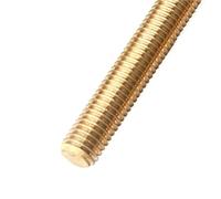 Perno prisionero de dientes endurecidos de cabeza doble M2 a M10, rosca de latón completa, barra métrica resistente a la fatiga(M6 x 60mm (3Pcs))