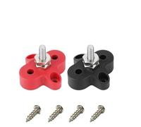 Perno prisionero de distribución de energía resistente positivo negativo de la barra colectora 5/16" 1/4" de los pernos prisioneros del bloque de terminales de M6 M8 M10(Style A M6 Red Black)
