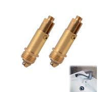 Perno Válvula de Desagüe,Válvula para lavabo clic,Válvula Pop-Up de Cobre Pop-up,Resorte Emergente Fácil Accesorios Fregaderos Pop Up,Adecuado para Bañeras y Tapones de Desagüe del Fregadero,2 Pcs