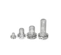 Perno Y Tuerca De Cabeza Redonda Con Ranura Cruzada PC Transparente, Tornillo Aislados Plástico Acrílico, M2M2.5M3M4M5M6, 20/50 Uds(M3X12 50pcs)