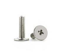 Pernos avellanados, Paquete de tornillos máquina cabeza plana Phillips acero inoxidable 304 10 a 100 piezas M1 a M8(2mm,M8 10PCS)