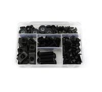 Pernos Carrocería Carenado Clips De Fijación para Carenado De Motocicleta para HO&NDA VFR800 VFR 800 2014-2021, Tornillos Y Tuercas para Parabrisas Y Carrocería. Parabrisas Tornillos(Negro)