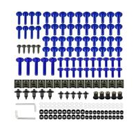 Pernos Carrocería Carenado Clips De Fijación para Carenado De Motocicleta para Kawasaki para Z 1000 1000R 1000SE 800 800E 750 750R 750S Tuercas para Parabrisas. Parabrisas Tornillos(Azul)