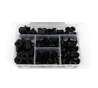 Pernos Carrocería Carenado Kit De Tornillos Y Clips De Sujeción para Carenado De Motocicleta para Ducati Super Sport 620s, 800ss Y 1000ss, Tuercas para Parabrisas Parabrisas Tornillos(Negro)
