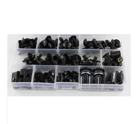 Pernos Carrocería Carenado Kit De Tornillos Y Tuercas para Carenado De Motocicleta para Suzuki GSXR 1000 GSX-R1000 07-08 Kits de Tornillos y Tuercas para Parabrisas Parabrisas Tornillos(Negro)