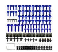 Pernos Carrocería Carenado Kits De Fijación De Carenado para Motocicleta para Yamaha Bolt C-Spec Raider XV1900 S XV1900S, Clips, Tornillos Y Tuercas para Parabrisas. Parabrisas Tornillos(Azul)