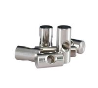 Pernos cilíndricos con tuercas integradas, 10 piezas M4 M5 M6 M8 de acero inoxidable y juego de pasadores cilíndricos for ensamblaje y reparación de muebles de madera.