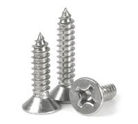 Pernos de acero inoxidable 50/100/200 Uds 304 tornillos de rosca cabeza plana avellanados empotrados en acero inoxidable tornillo madera M1 .2 .7 M2 6 M3(M1.2x8(200pcs))