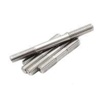 Pernos de acero inoxidable con rosca en, Tornillos prisioneros de doble extremo M5 Acero inoxidable 304 Longitudes 20-250 mm Paquete(M5x140mm-5pcs)