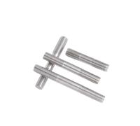 Pernos de acero inoxidable Tornillos prisioneros de doble extremo Acero inoxidable 304 M3-M12(10pcs M6X60)