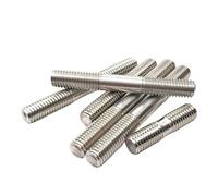 Pernos de acero inoxidable Tornillos prisioneros de doble extremo Varilla roscada acero inoxidable 304 M3-M16(140mm,M3-3pcs)