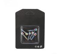 Pernos de acero recubiertos de titanio M5 x 18 mm para abrazadera de vástago de bicicleta y montaje en manillar en reparación y actualizaciones de bicicletas (tornillos multicolor)