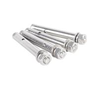 Pernos de anclaje, Perno de ojo, Tornillos de expansión acero inoxidable 304 media punta M6 M8 M10 M12 M14 M16, pernos anclaje for hormigón, perno gancho(120mm,2pcs M16)