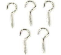 Pernos de argolla, Perno de anillo de hombro, 5 piezas de acero inoxidable 304 M3 M4 M5 Pernos de argolla Tornillos autorroscantes Tornillo de ojo de oveja Perno Gancho de anillo(Opening,M4x50mm)