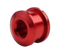 Pernos de bielas de bicicleta de aleación de aluminio de alta resistencia con mecanismo de bloqueo seguro para bicicletas de carretera y montaña (clavo de disco único rojo)