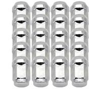 Pernos de Bloqueo para Ruedas de Coche para Jeep, Cherokee y XJ (1984-20X). Tuercas de Acero para Ruedas de Coche de 1/2" -20, Pernos cónicos de 60 Grados, Pernos de Acero para Ruedas de 32 mm.