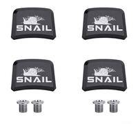 Pernos de cadena de aleación de aluminio para carretera de una sola velocidad para bicicleta, tornillos de manivela de cabeza cuadrada con tuercas, colorido individual para kit de montaje de hardware