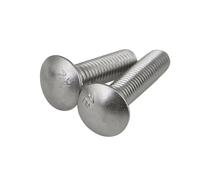 Pernos de carro M6 M8 M10 M12 Acero inoxidable 304 GB12 Tornillos de cuello cuadrado de cabeza redonda Pernos de entrenador Longitud 12 mm-100 mm(60mm,M8(1pcs))