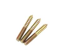 Pernos de dos cabezas autoatacados Tornillos autorroscantes de doble extremo M6/M8 x 40-90 mm, paquete de 50 piezas(M6x40)