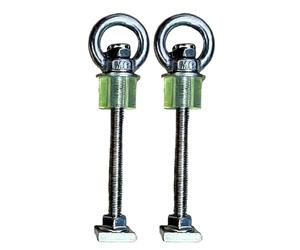 Pernos De En T - Pernos De Galería De Techo, Hardware De Riel En T De Rosca Anti-aflojamiento, Kit De Montaje | Perno De Carril Robusto Para Portaequipajes De Kayak Y Snowboard |