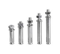 Pernos de expansión, 1/5 piezas M6 M8 M10 -M20 304 A2 Tornillo de expansión hexagonal acero inoxidable Pernos anclaje hormigón(1pcs,M14x200)