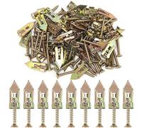 Pernos de expansión 100/200 piezas Anclajes autoperforantes for paneles yeso con ScXrews Kit tornillos autorroscantes clavos 12 x 40 mm pared metal alta resistencia(100pcs)