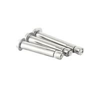 Pernos de expansión de acero inoxidable, 1/2/3 Uds M6 M8 M10 M12 pernos hexagonales externos 304 tornillo de fijación anclaje manga(M8x60mm2pcs)